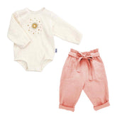 Set fetițe cu body Ad Astra, muselină